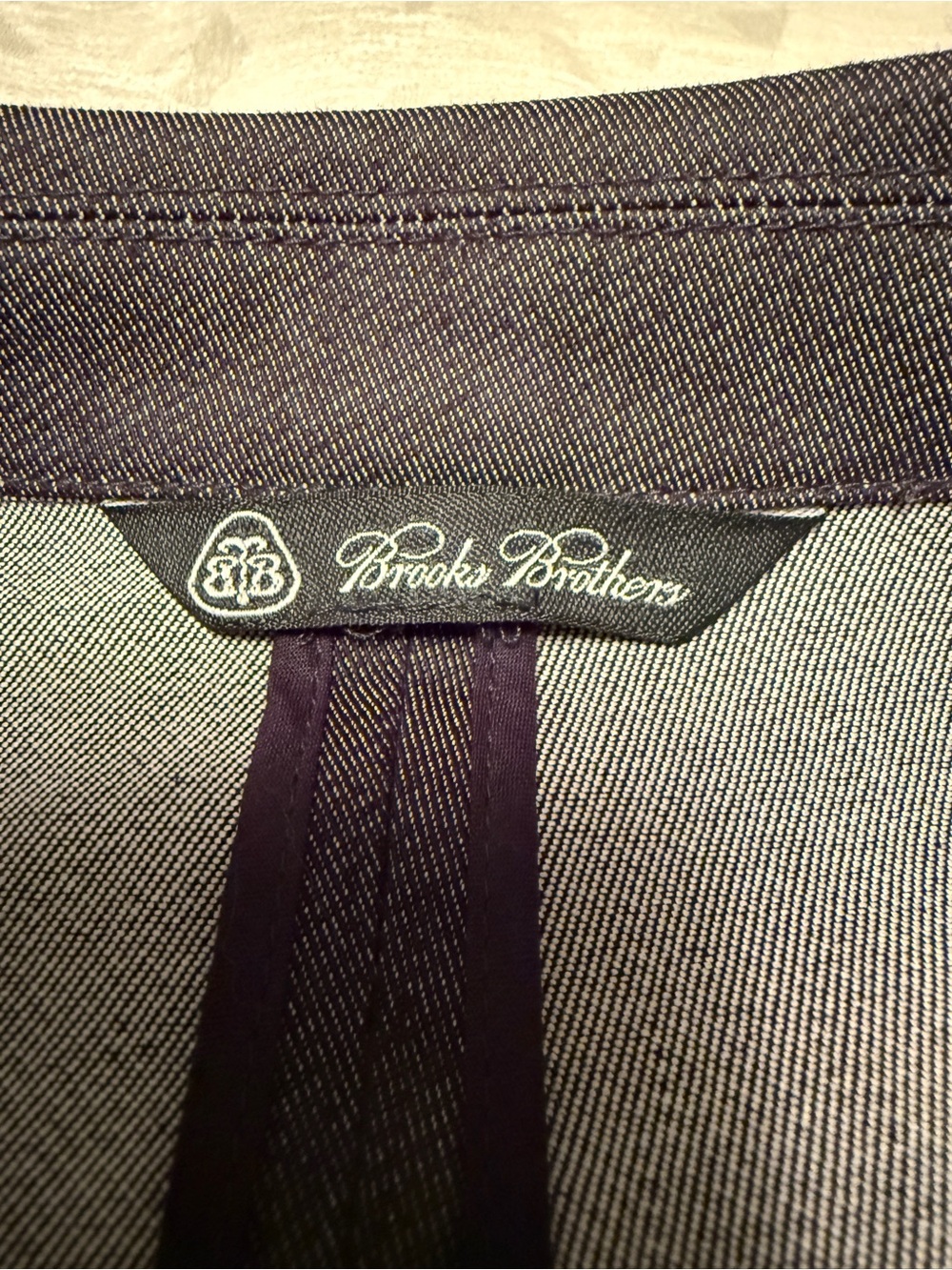 Like New, Textured Brooks Brothers Women's Blazer Jacket - Dark Grey - Picture 7 of 9